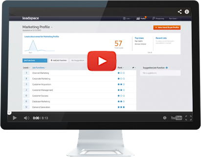 Leadspace Software - leadspace.com - CRM -  Video