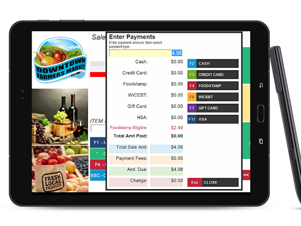 FTSRetail Software - Mobile/Curbside checkout is available and the entire POS can run on a tablet