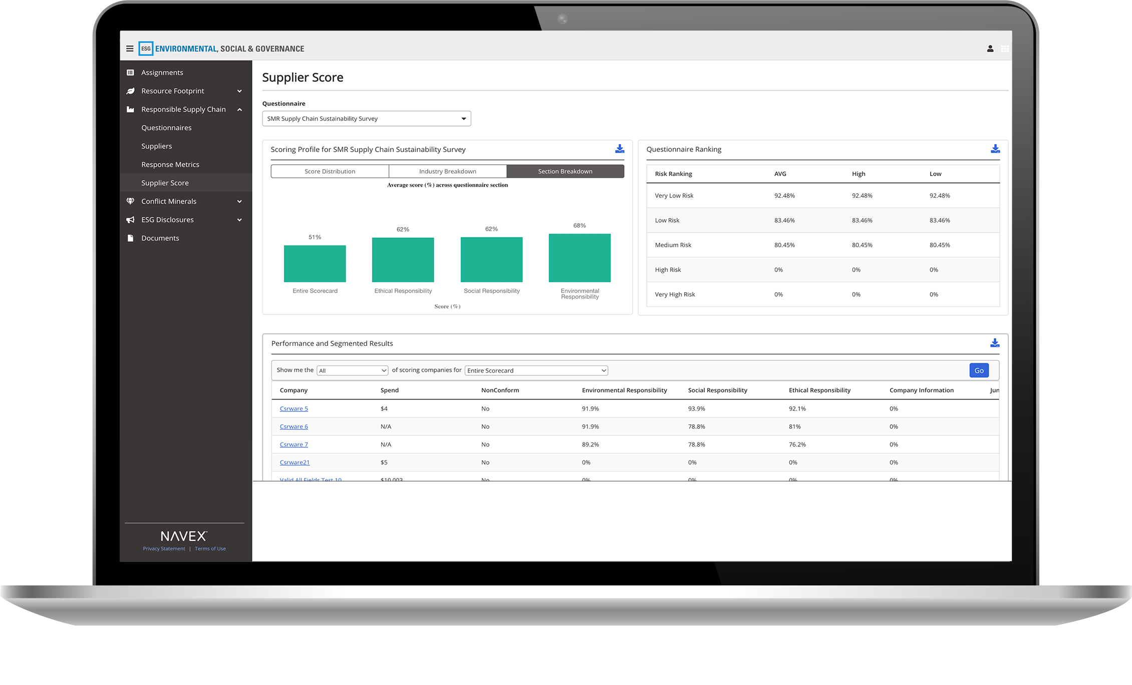 NAVEX ESG Software - NAVEX ESG Responsible Supply Chain