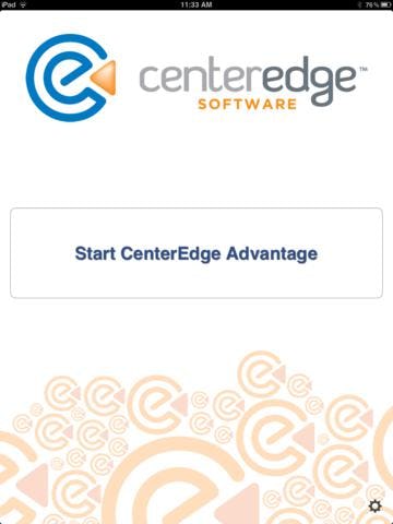 CenterEdge Advantage Software - iPad login