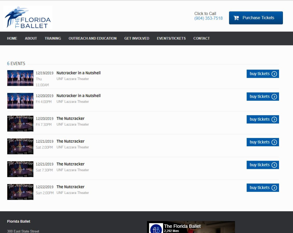 Florida Ballet ticketing-thumb