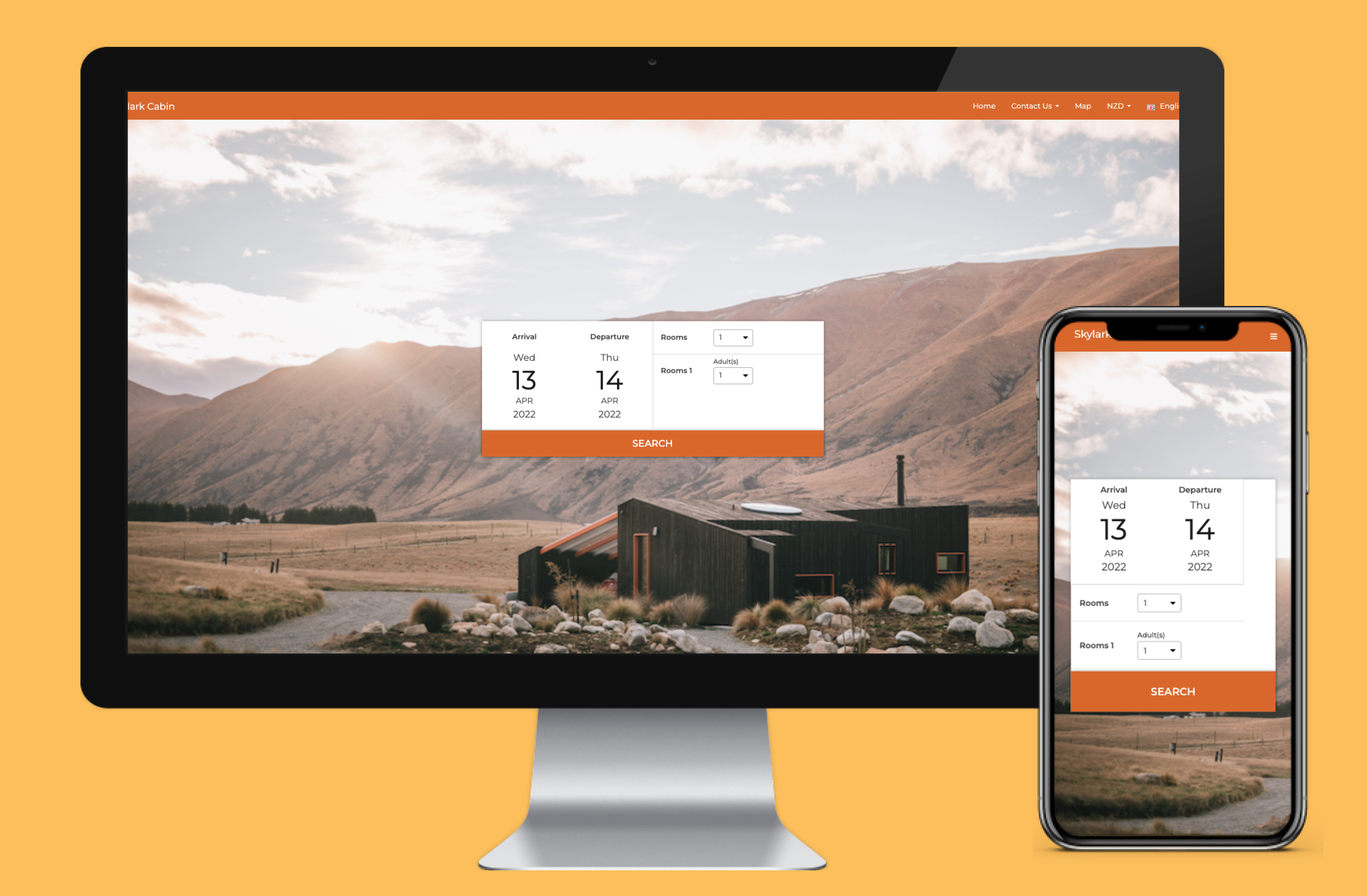 Preno's Booking Engine Software | Our BE is mobile optimised, enabling you to collect more direct bookings. Avoid the fees associated with OTAs and collect important guest details and payments all through your booking engine.