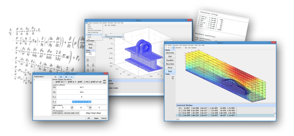 FEATool Multiphysics 소프트웨어 - 1