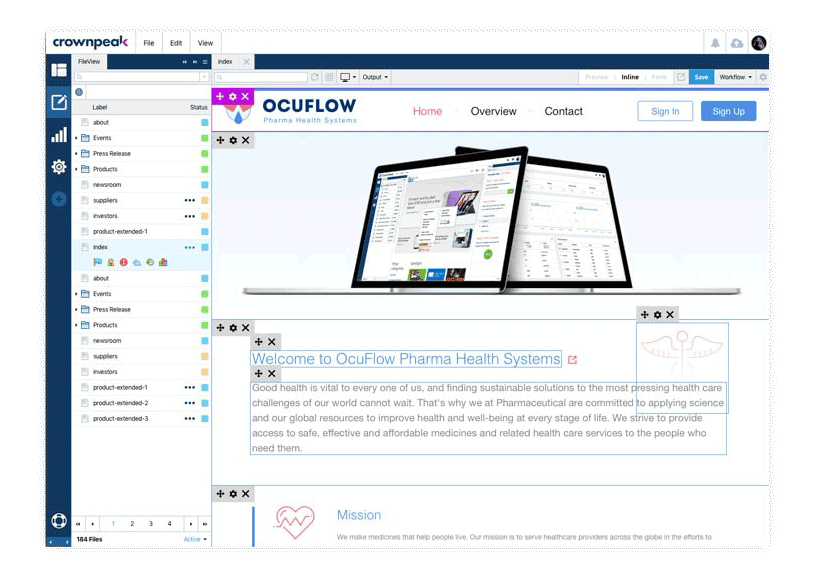 Crownpeak Digital Experience Platform