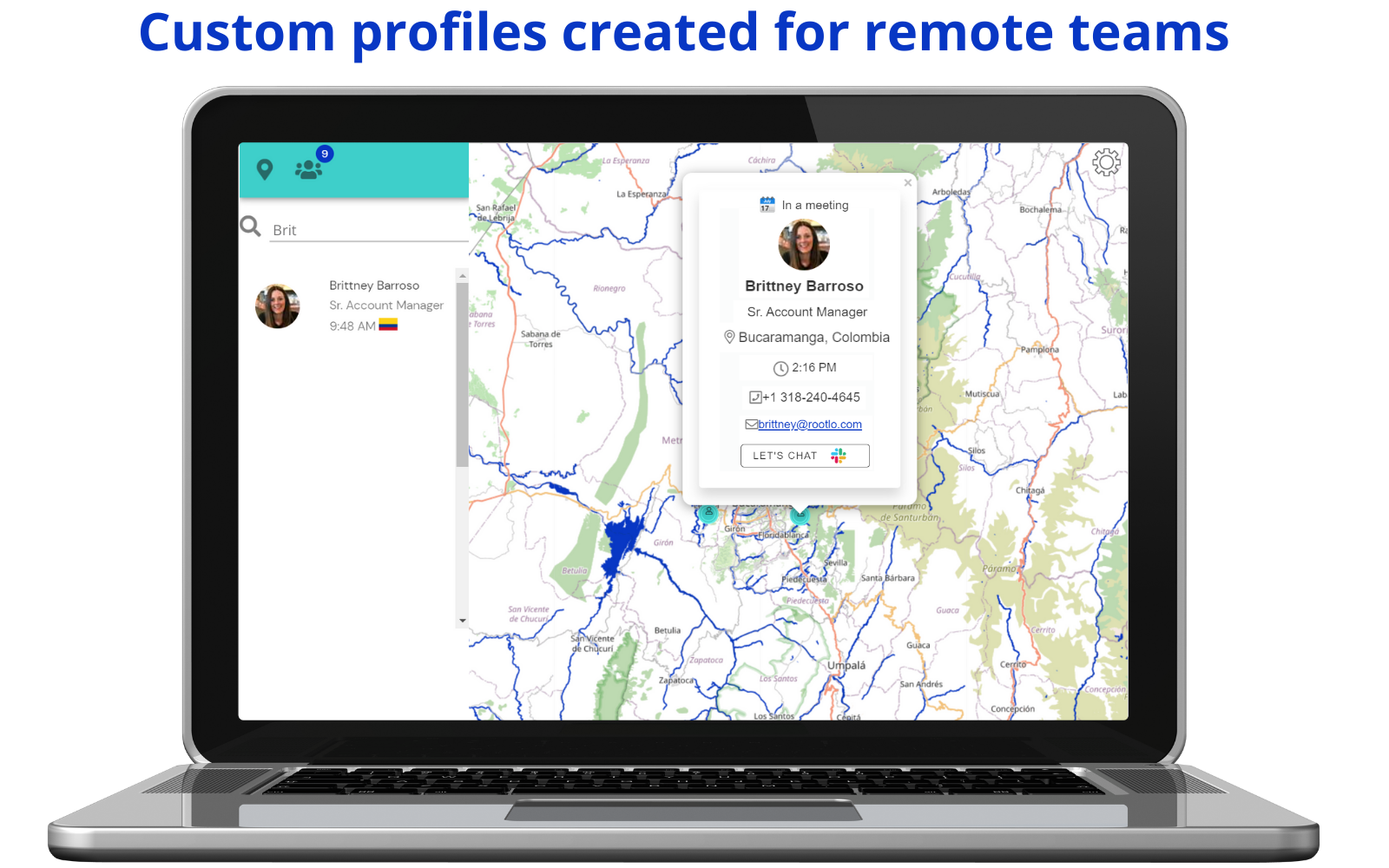 With employee profiles built for remote teams, getting in touch with colleagues is just one-click away!
