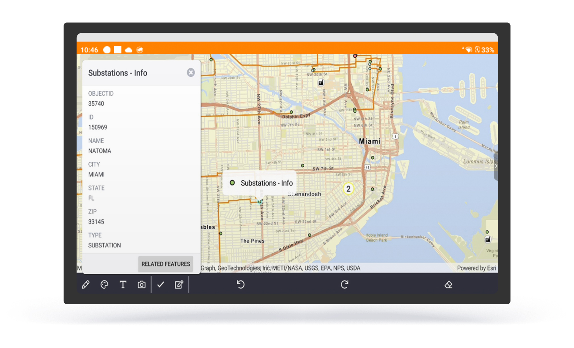 Empower field workers and contractors with an easy-to-use interface, with built-in GIS