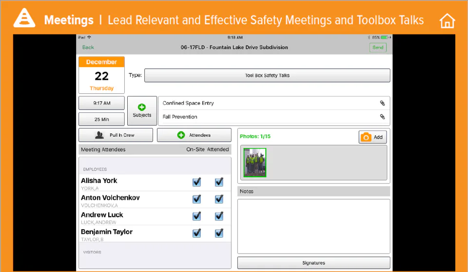 Hcss Screenshots HCSS Safety Management - Avis, notes, prix et abonnements - Capterra ...