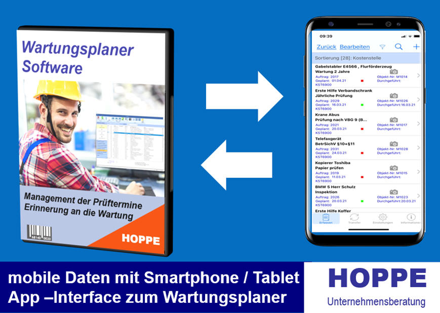 mobile Datenerfassung für Smartphone und Tablet iphone/ipad / android