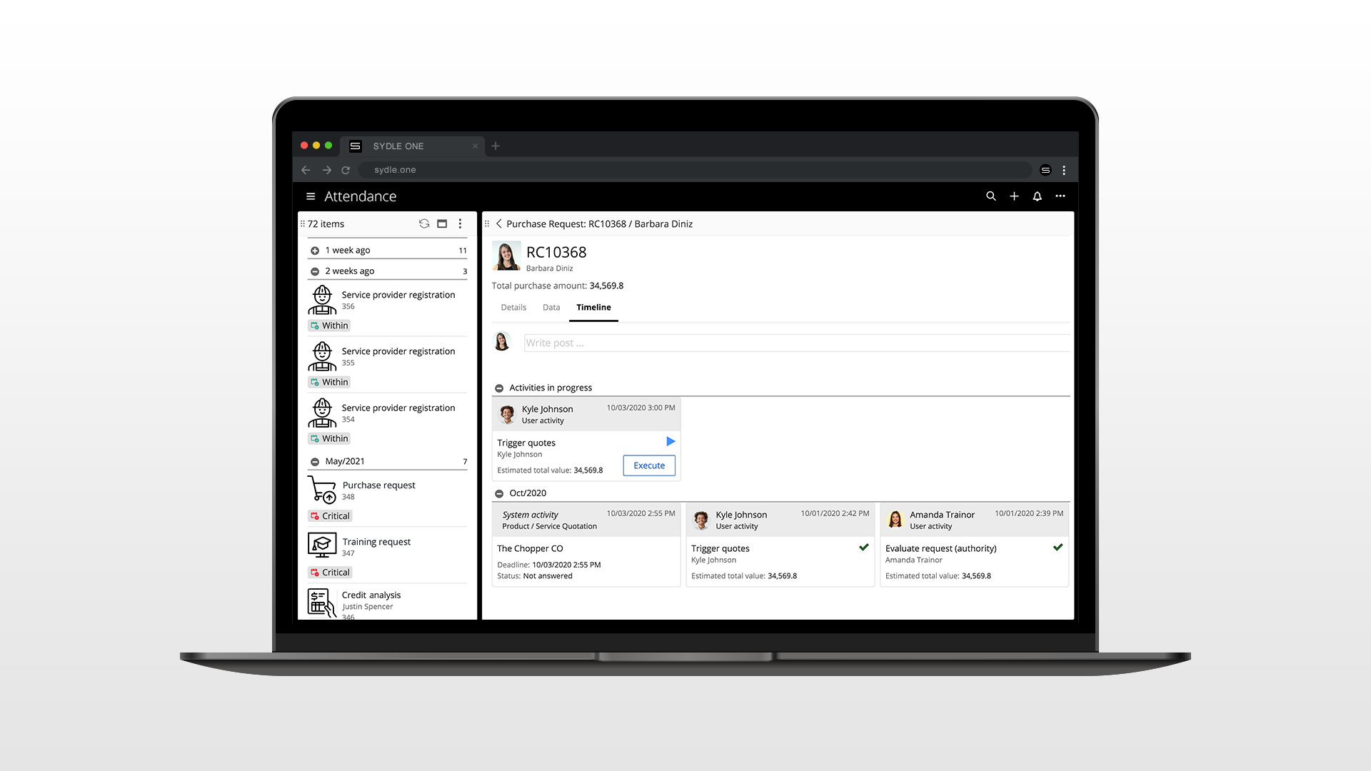 SYDLE ONE Software - 2