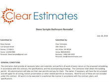 Clear Estimates Software - Create proposals with Clear Estimates