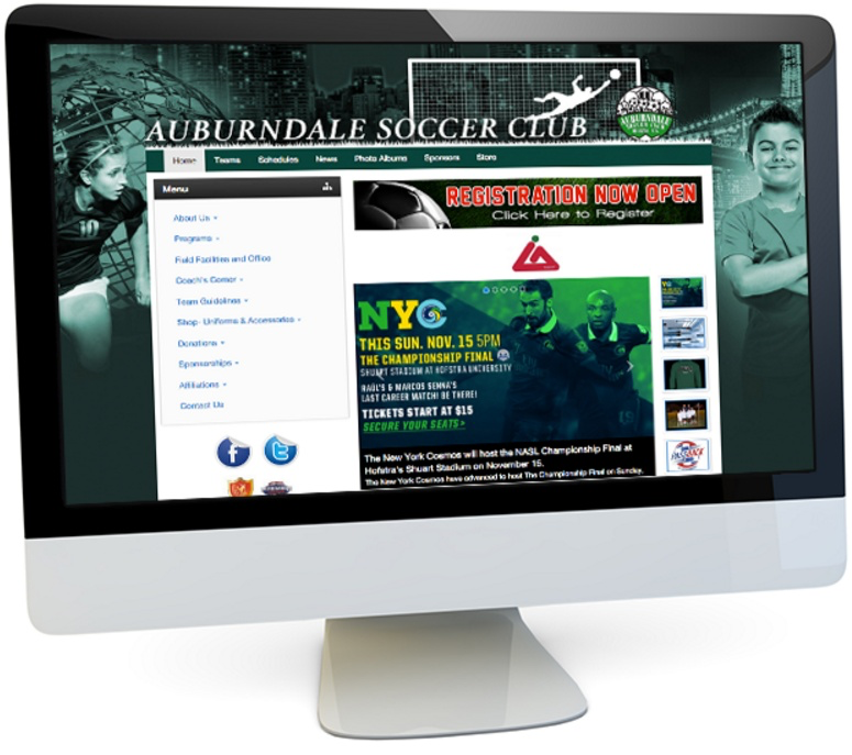 Sports Illustrated Play allows teams to create intuitive websites for their event