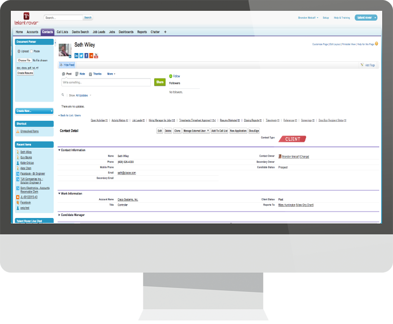 Bullhorn Recruitment Cloud