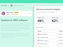 Guru Software - Dive into insights on announcements sent out