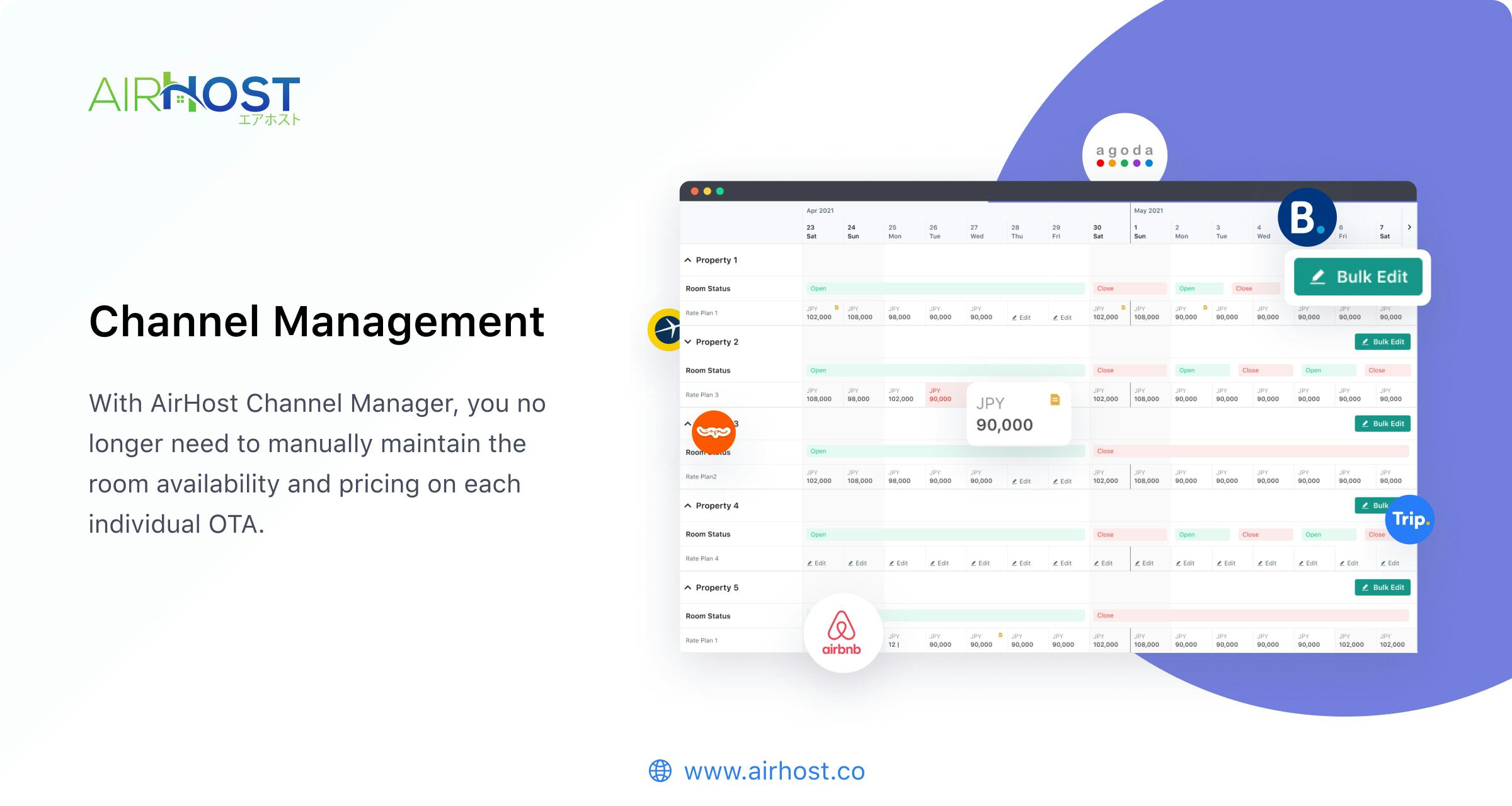 AirHost Software - Channel Manager