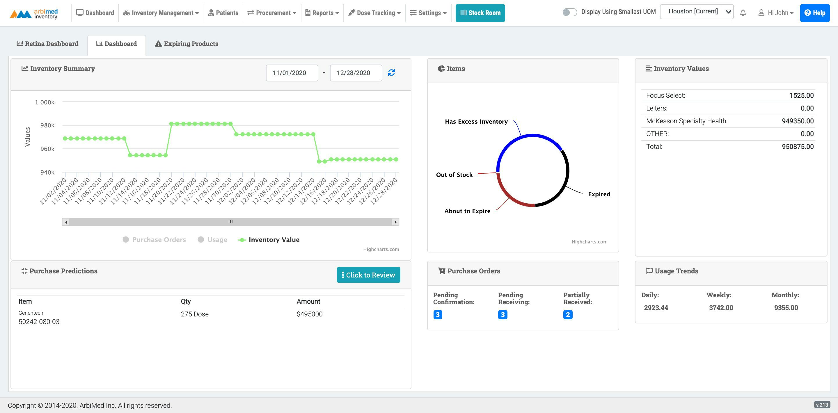 ArbiMed Inventory Software - 1