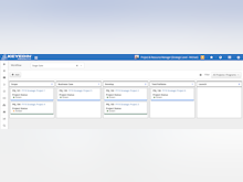 KeyedIn Software - Portfolio Kanban view pulls easy to use kanban functionality and applies it to the portfolio level. See the status of any in flight project and keep track of stuck projects while maintaining an up to date backlog.