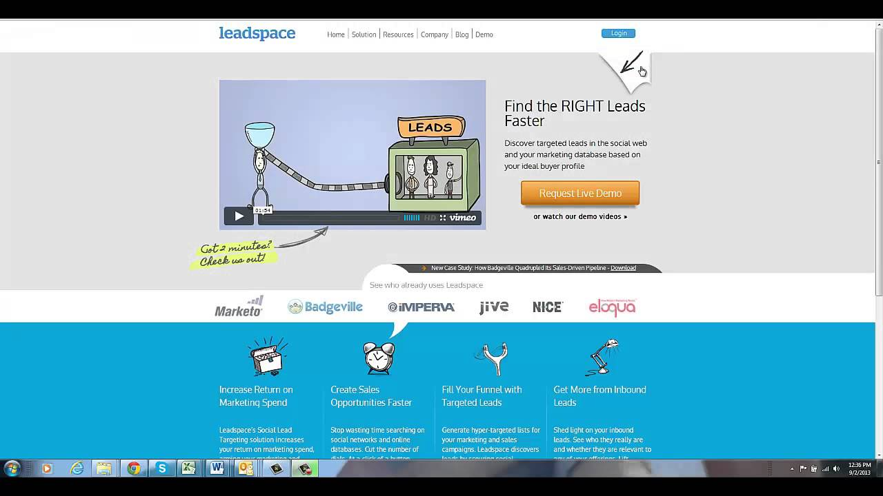 Leadspace Software - leadspace.com - CRM - Demo