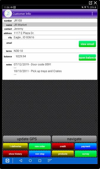 bMobile Route Software - 2