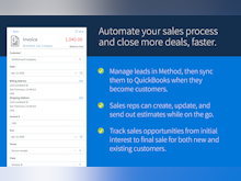 Method CRM Software - Automate your sales process and close more deals, faster.