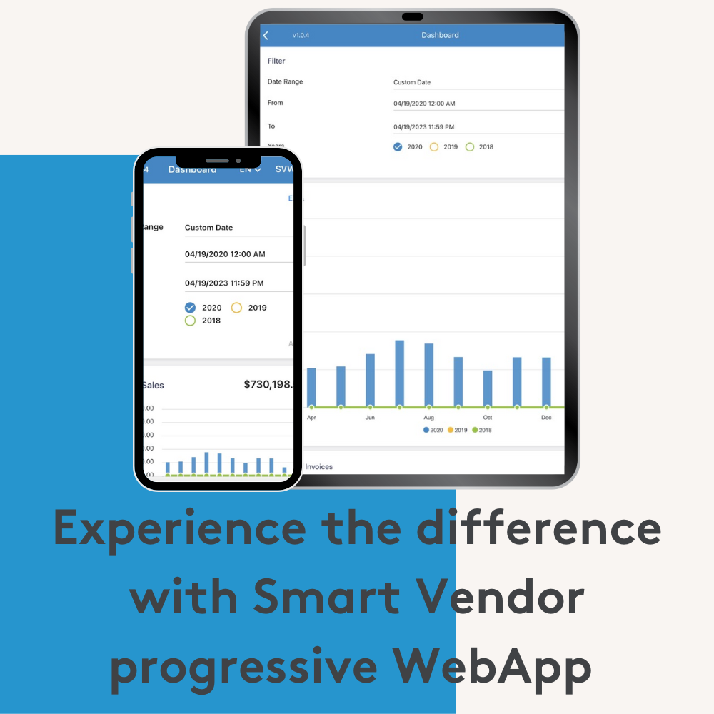 Experience the difference with Smart Vendor progressive WebApp