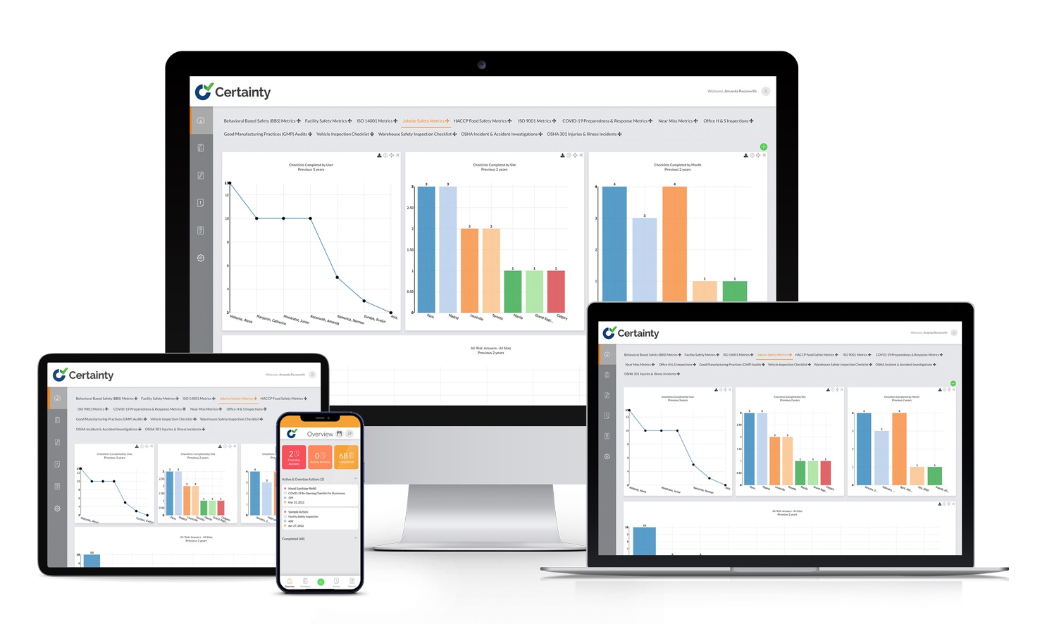 Certainty Software screenshot: Certainty is an enterprise-level inspection solution