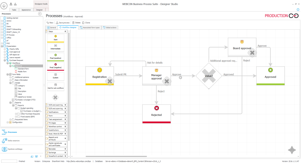Oprogramowanie: WEBCON Business Process Suite - 3