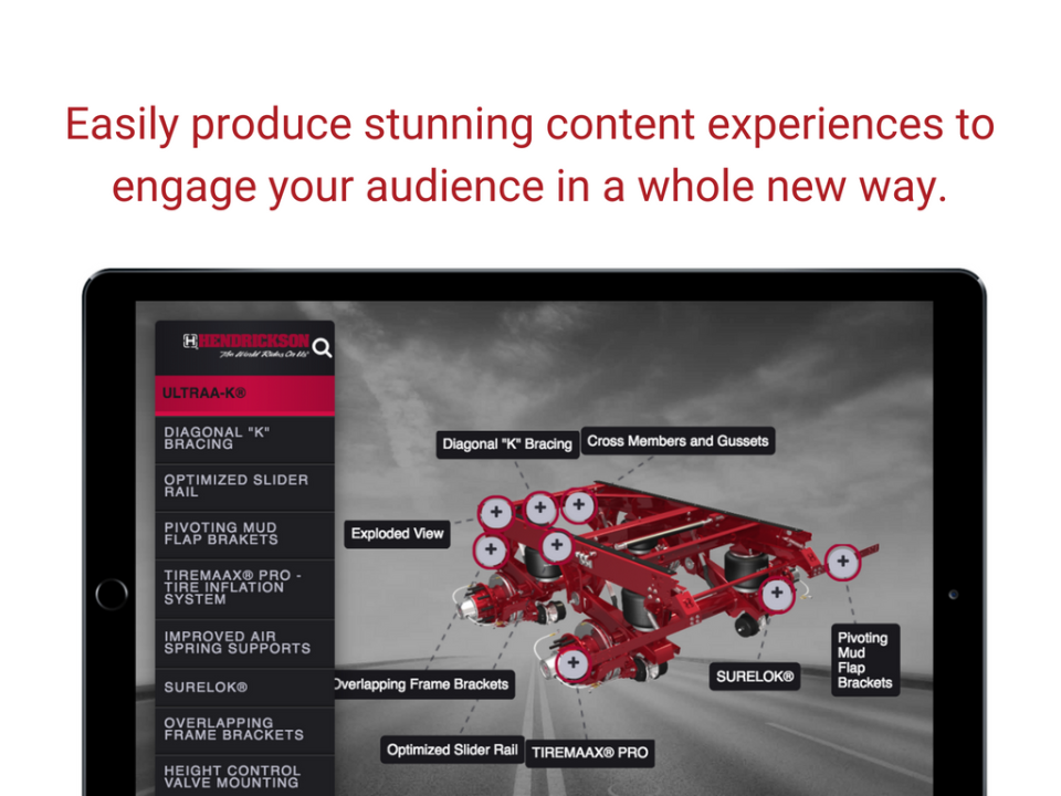 Modus screenshot: Modus can be used to create a range of interactive content types