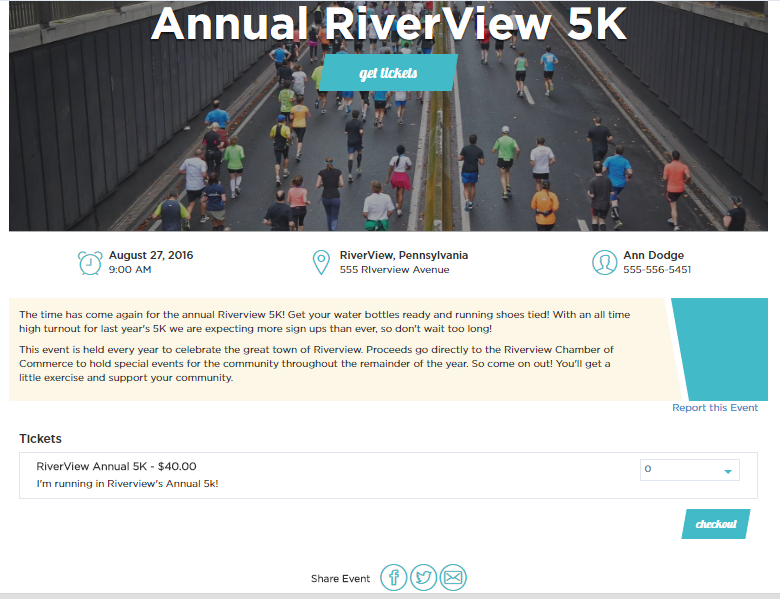 WhenNow screenshot: WhenNow enables users to create and promote events online