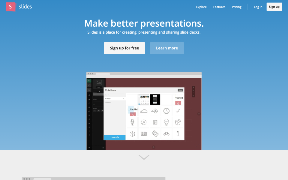 Slides Software - Homepage