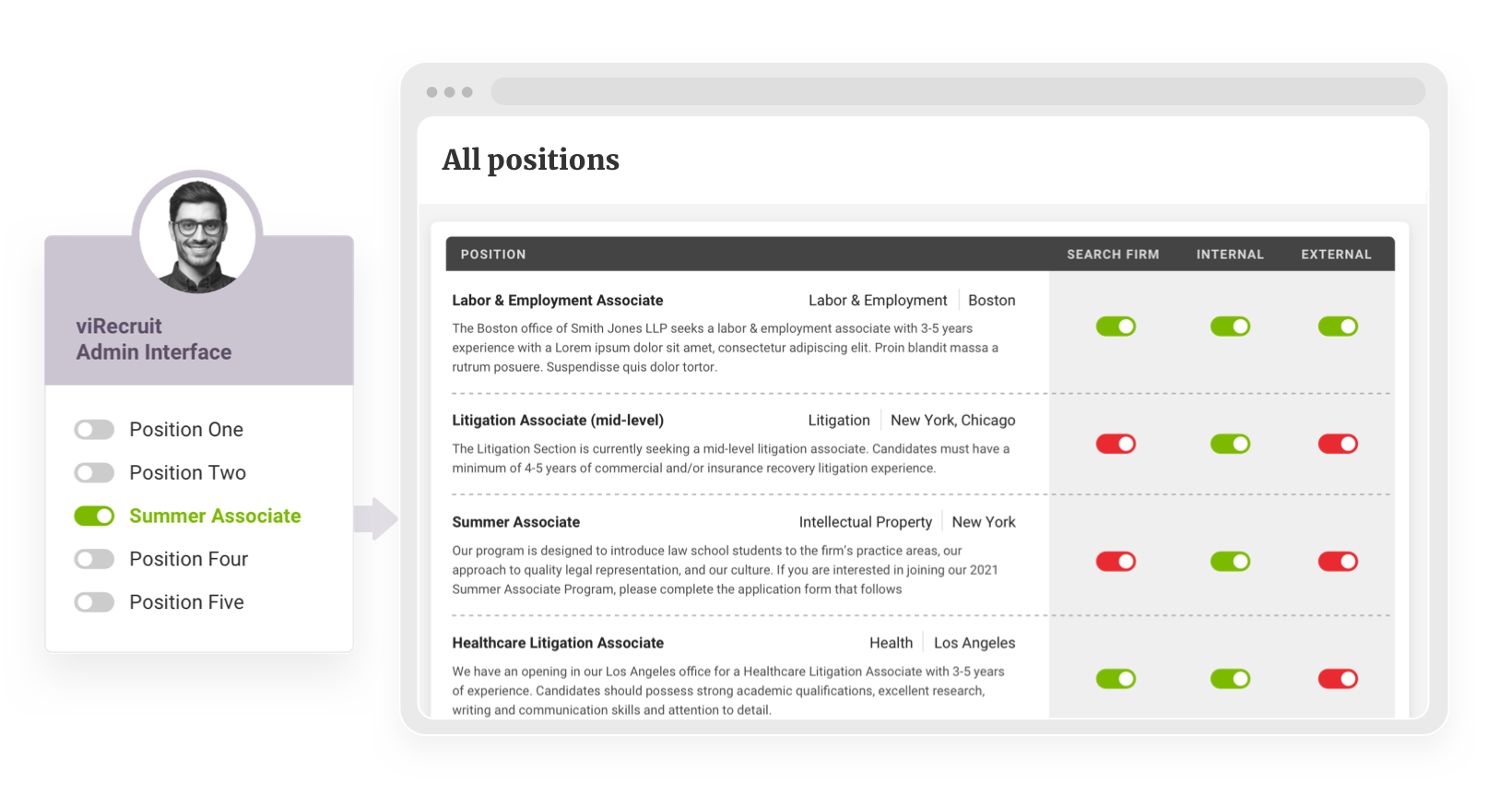 viRECRUIT Software - 2