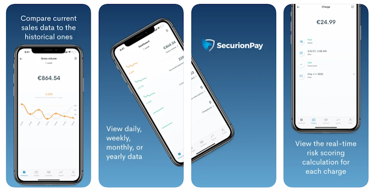 SecurionPay screenshot: SecurionPay mobile app