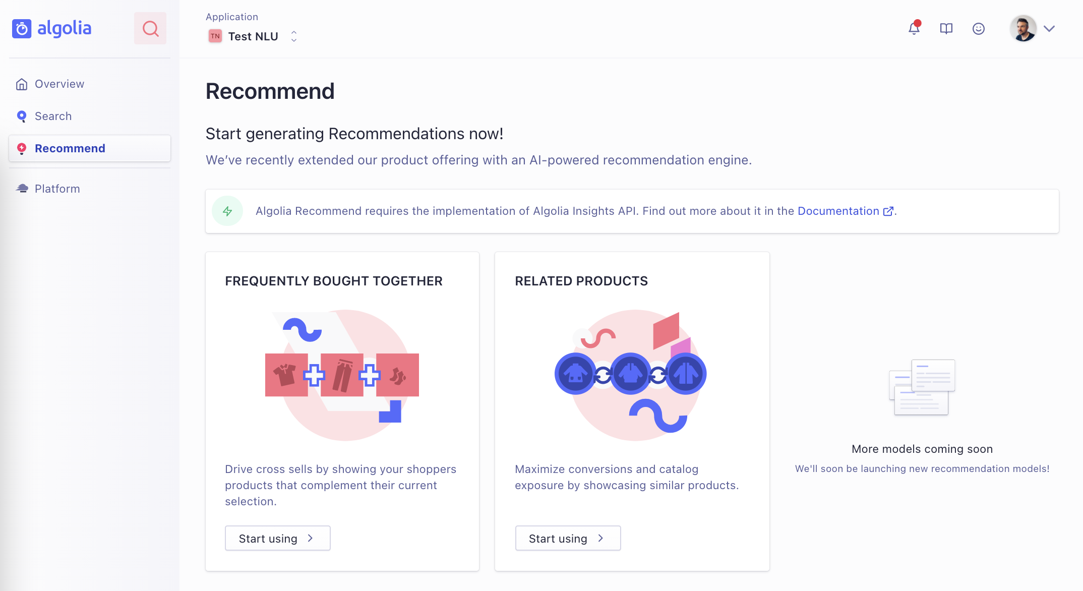 Algolia Software - A robust & flexible API to build unique product recommendations into any digital ecommerce experience.