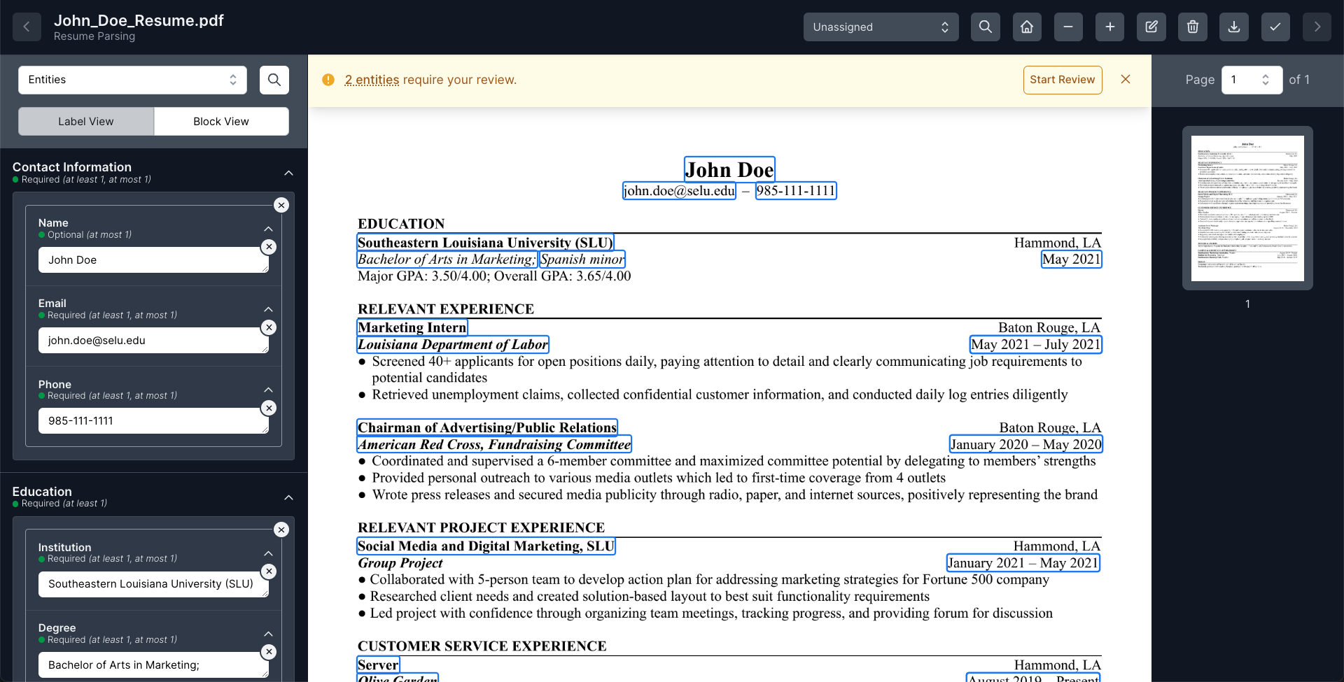Infinia ML screenshot