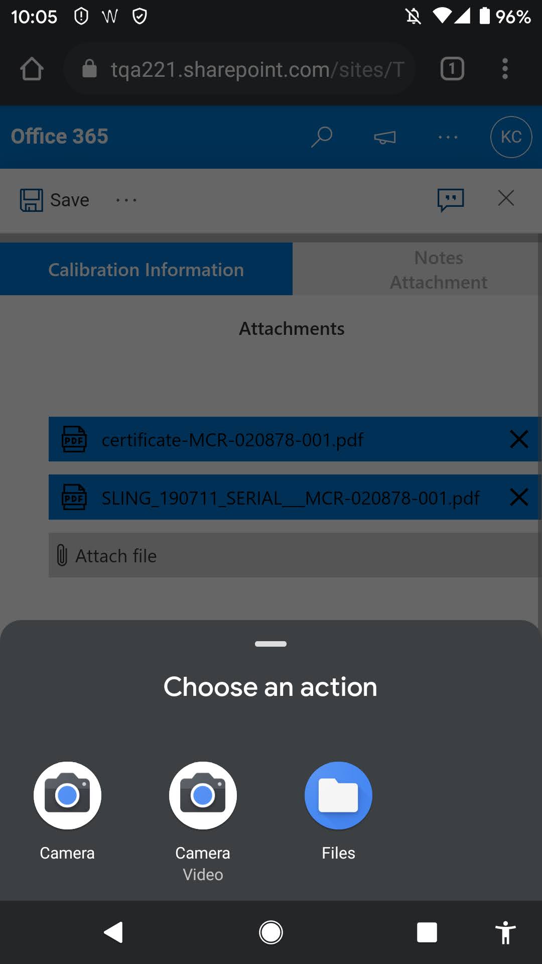 Mobile - File Attachment