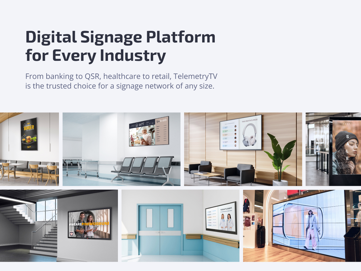 Digital Signage Software for Every Industry