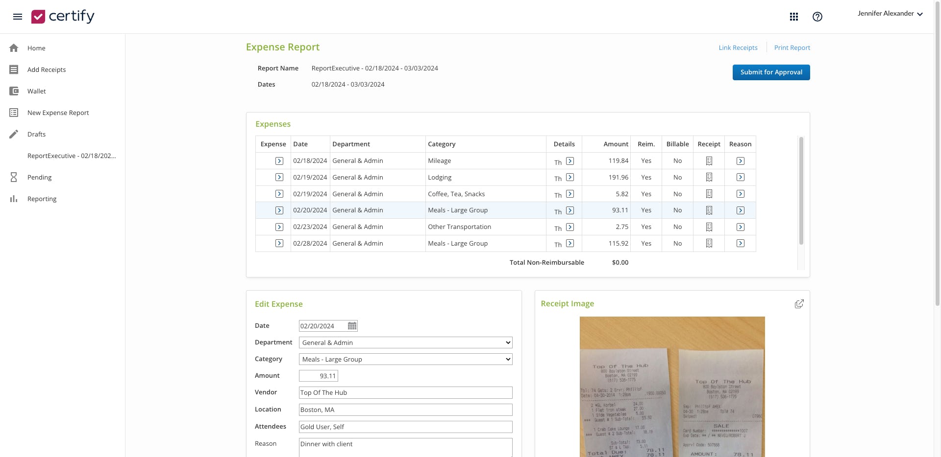 Emburse Expense Professional (formerly Certify Expense) Software - Empower timely data entry across the company with ReportExecutive™, which automatically creates expense reports for every employee on a schedule that you set.