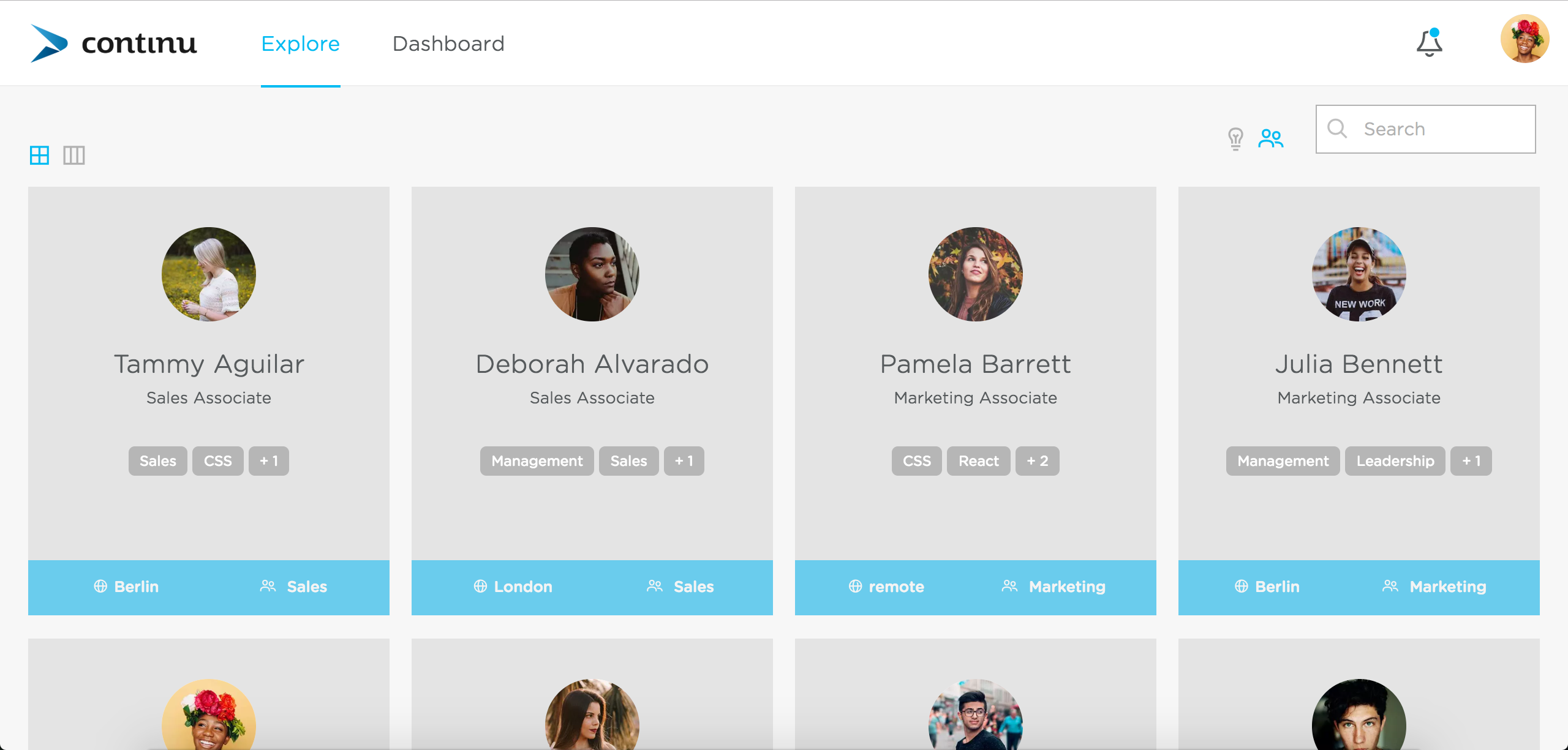 Continu Software - Continu - People & Skill Search