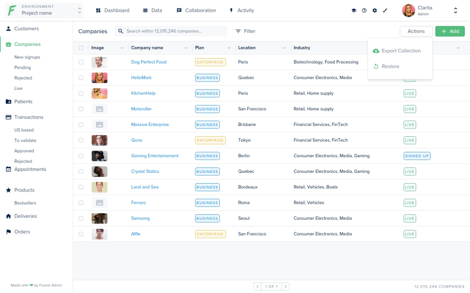 Forest Admin Software - 1