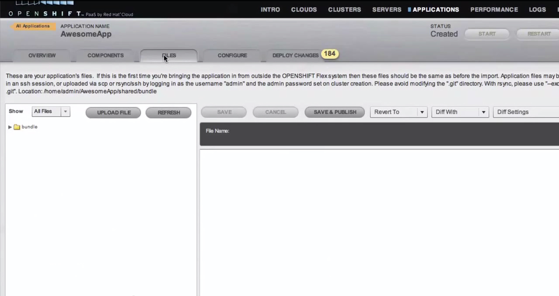 OpenShift Software - OpenShift-ApplicationDevelopment-FileManagement