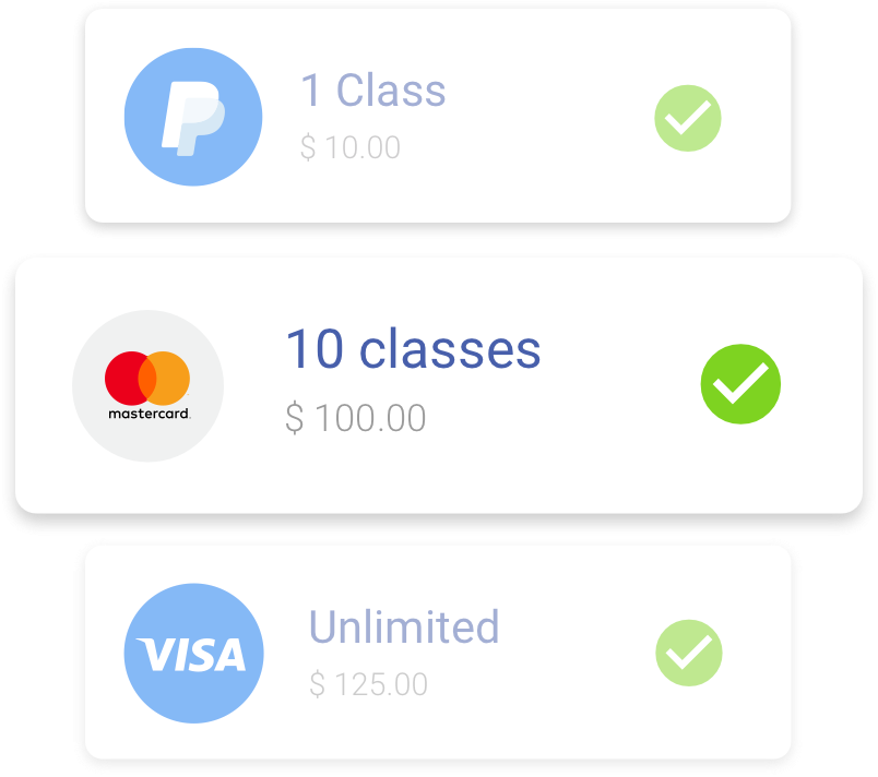 Momoyoga Software - Manage all orders and payments, and allow your yogis to make reservations and pay for their classes online