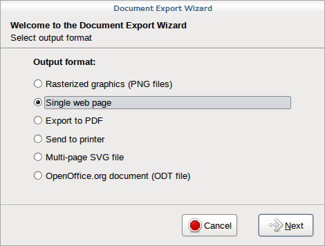 Pencil Project document export
