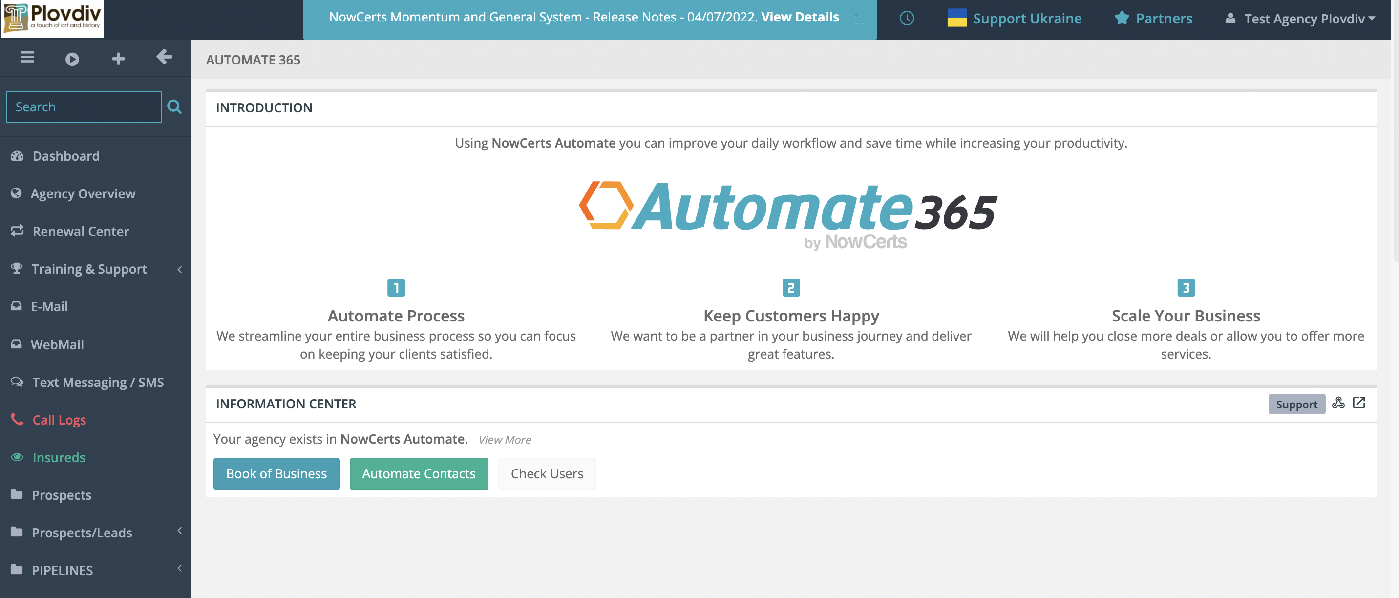 Automate365 screenshot: Automate365