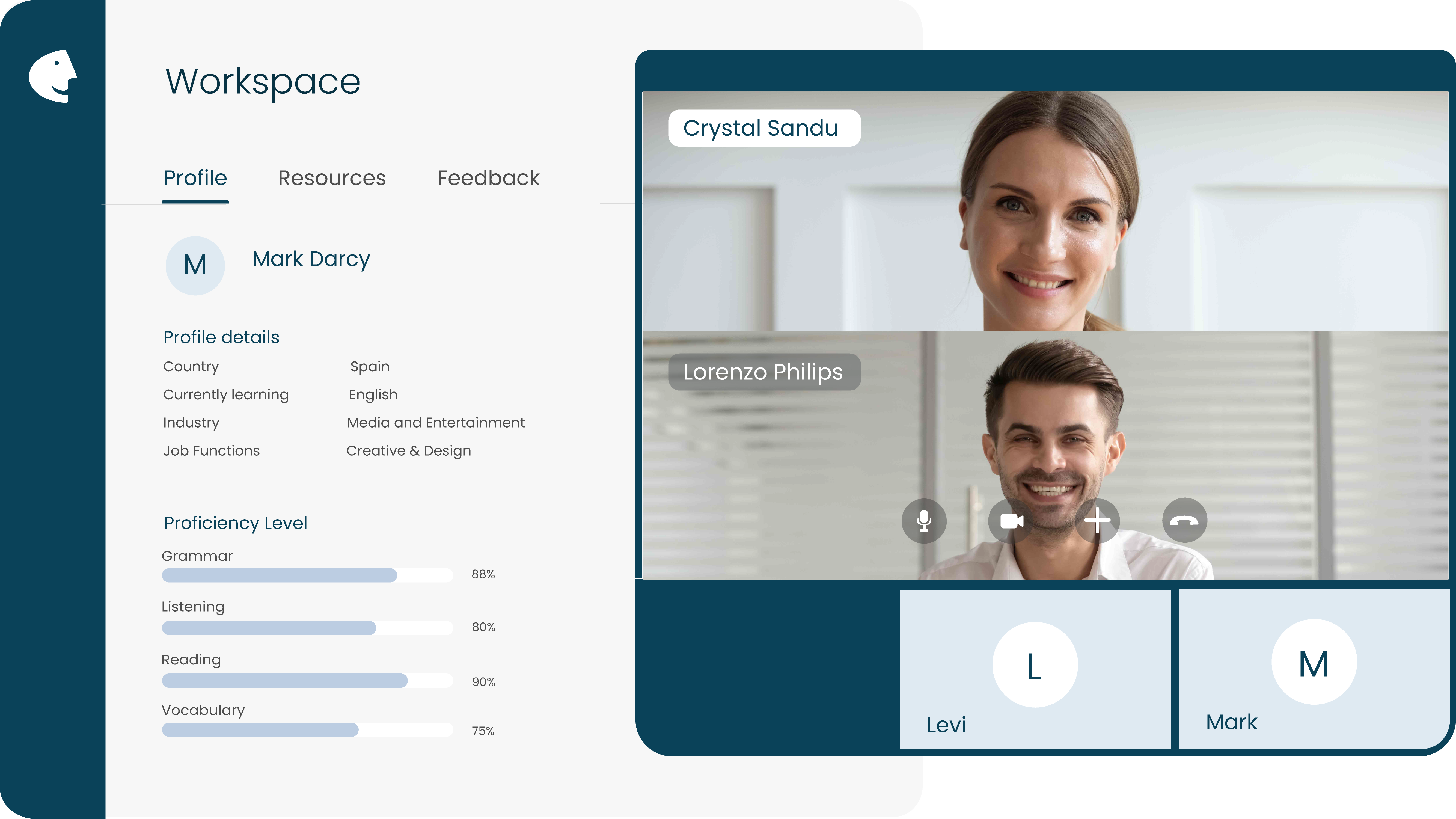 goFLUENT Software - goFLUENT Language Training offers a comprehensive and intuitive interface for learners.