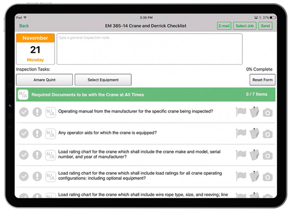 HCSS Safety Management screenshot: Custom toolbox talks