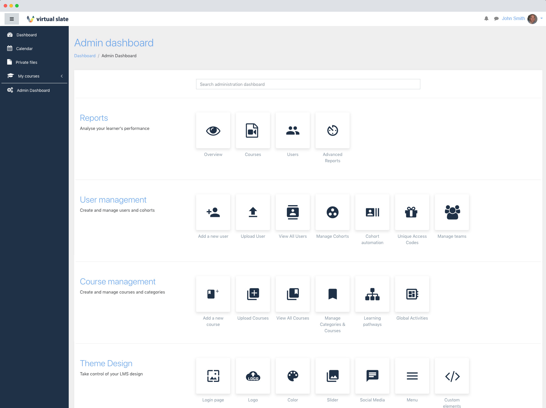 Administrator Dashboard