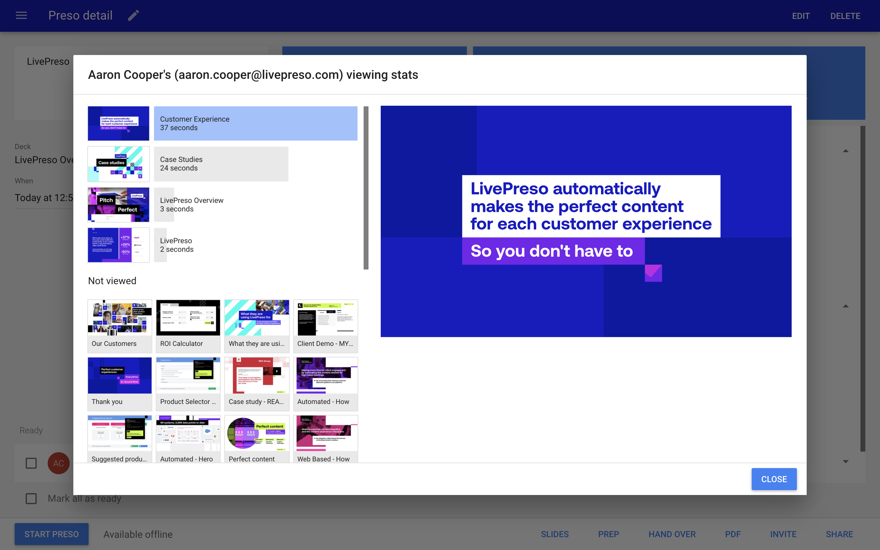LivePreso Software - 2