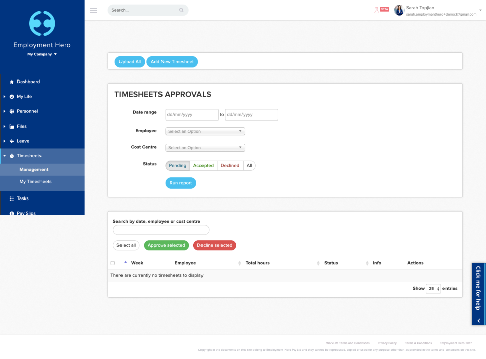 Approve employees leave r-thumb