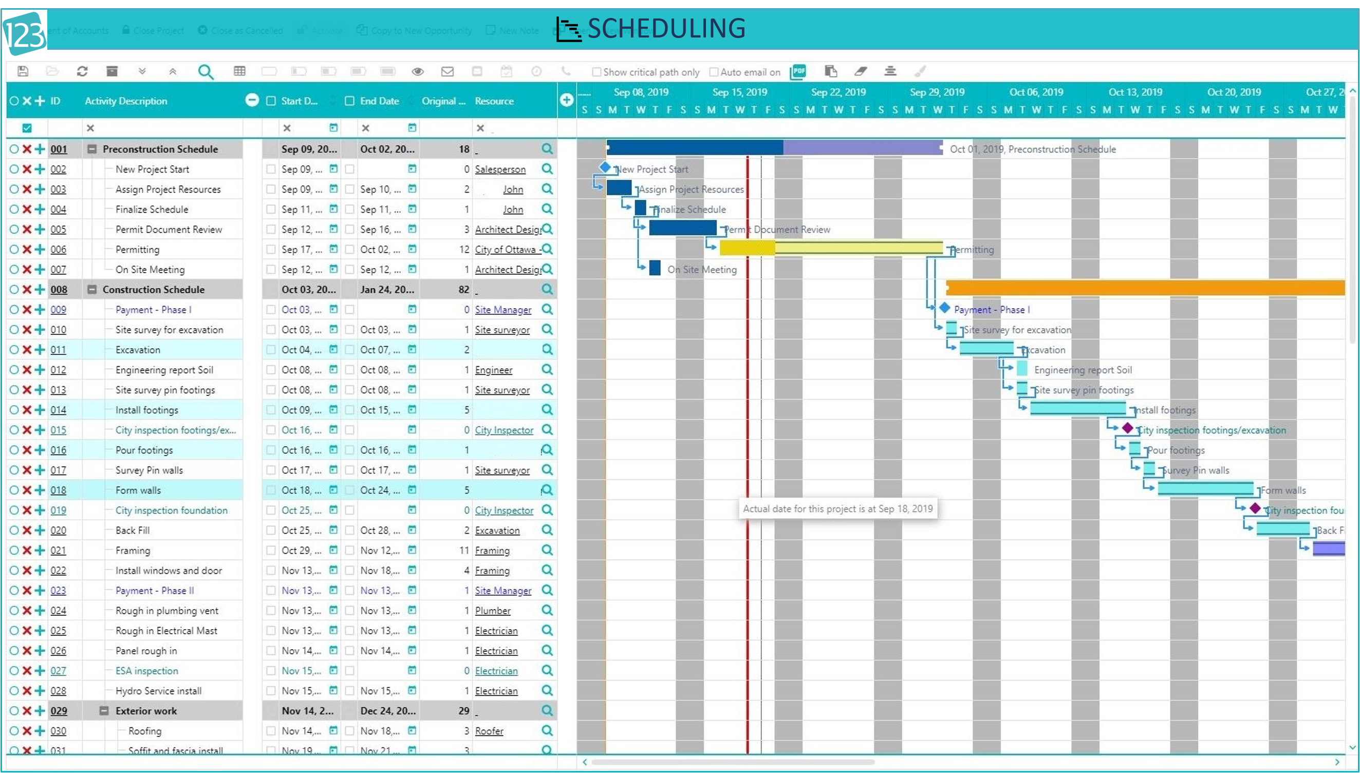 123worx Software - Scheduling