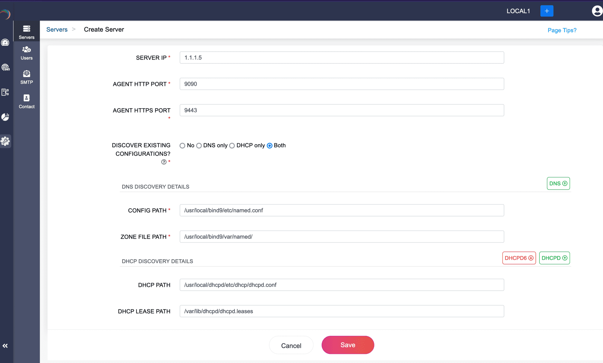 ManageEngine DDI Central screenshot: Advanced DNS, DHCP, and IP address configurations discovery