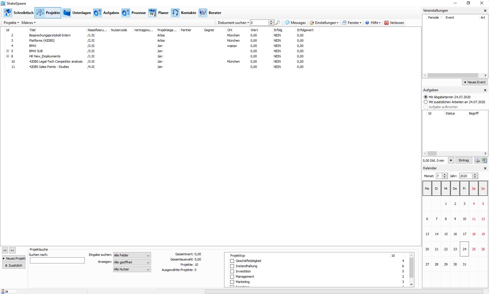 ShakeSpeare screenshot: ShakeSpeare Document Management